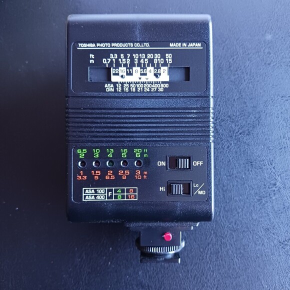 Toshiba Electronic Flash ES-25L With Manual and Original Box Untested - Picture 7 of 11